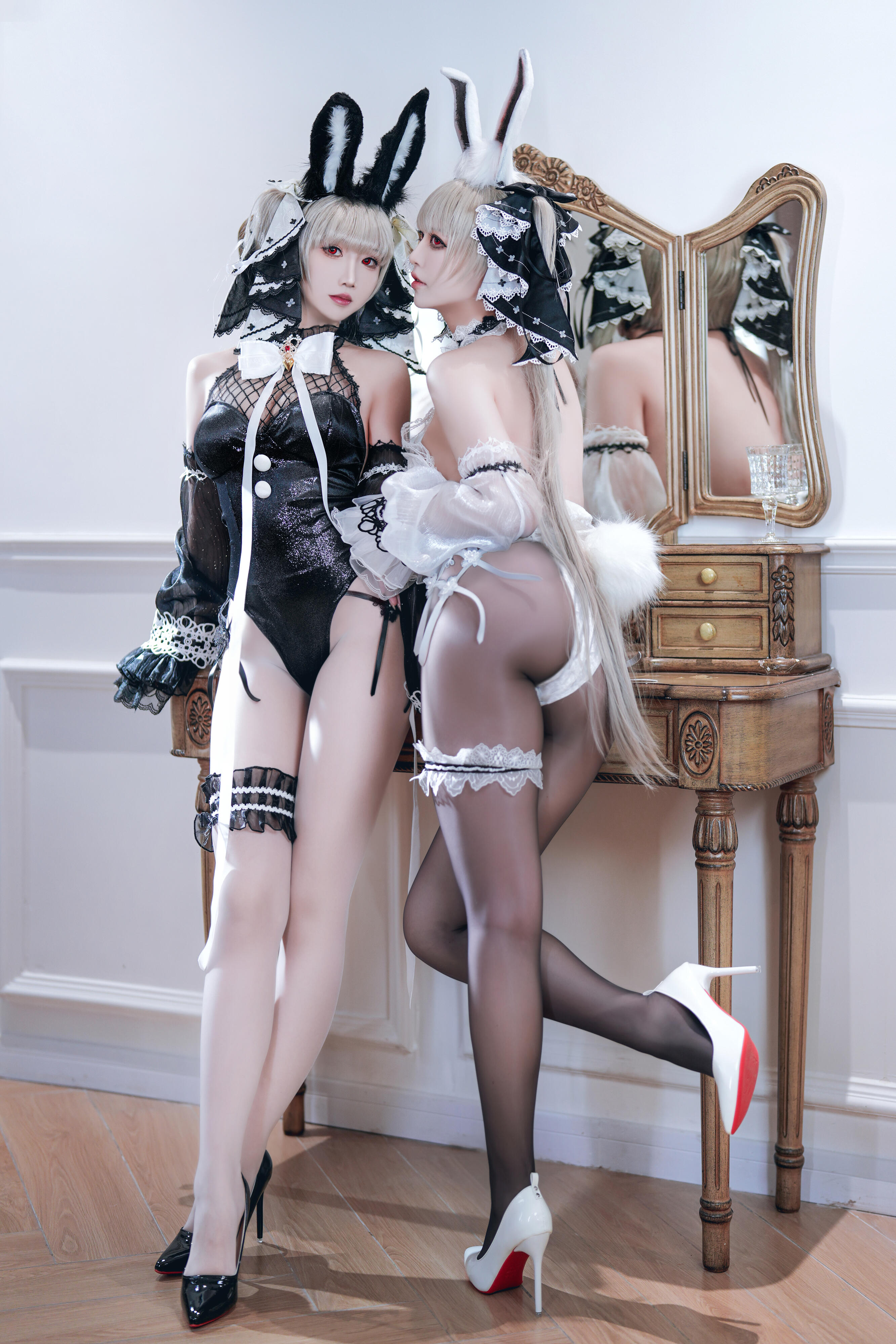 图片[2]-【COSPLAY/带视频】[面饼仙儿&半半子] 碧蓝航线 可畏兔兔 [56P 6v]【600M】-嘤嘤怪之家