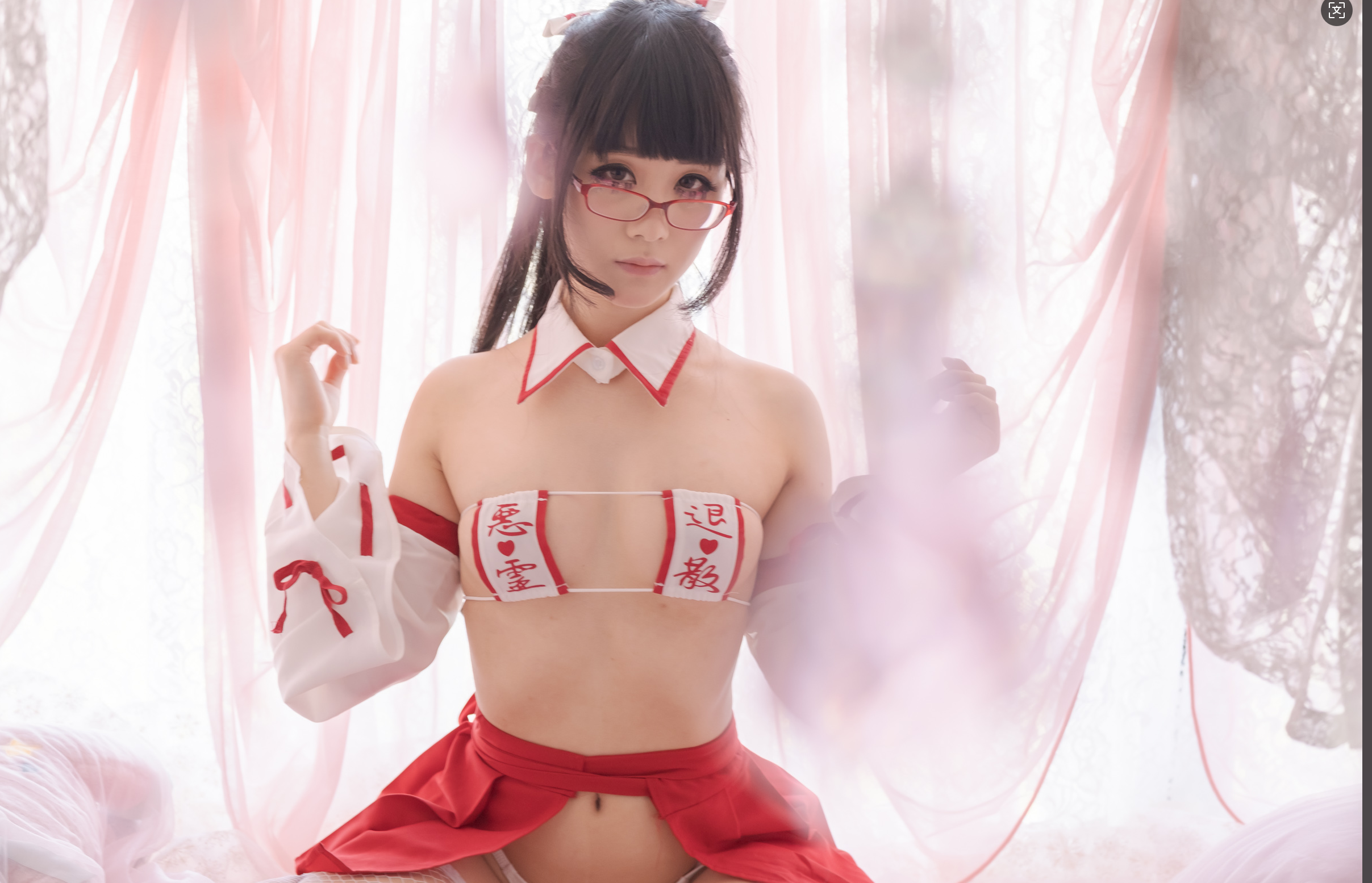 图片[1]-【COSPLAY/带视频】[北見えり] 水龍敬ランド マイクロ巫女様 [80P 6V]【10.2G】-嘤嘤怪之家