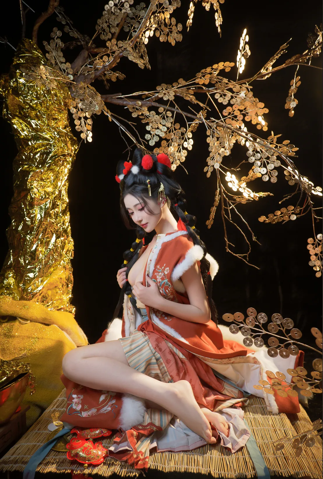 图片[1]-【COSPLAY/合集】年年 – 新作 4套 Cos [25元旦+情人节+城+飞天] [273P]【2G】-嘤嘤怪之家
