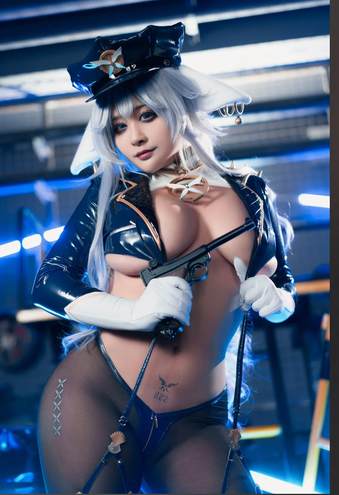 图片[3]-【COSPLAY】洛璃 LoLiSAMA  3月作品：信浓女警 [80P]【1.1G】-嘤嘤怪之家