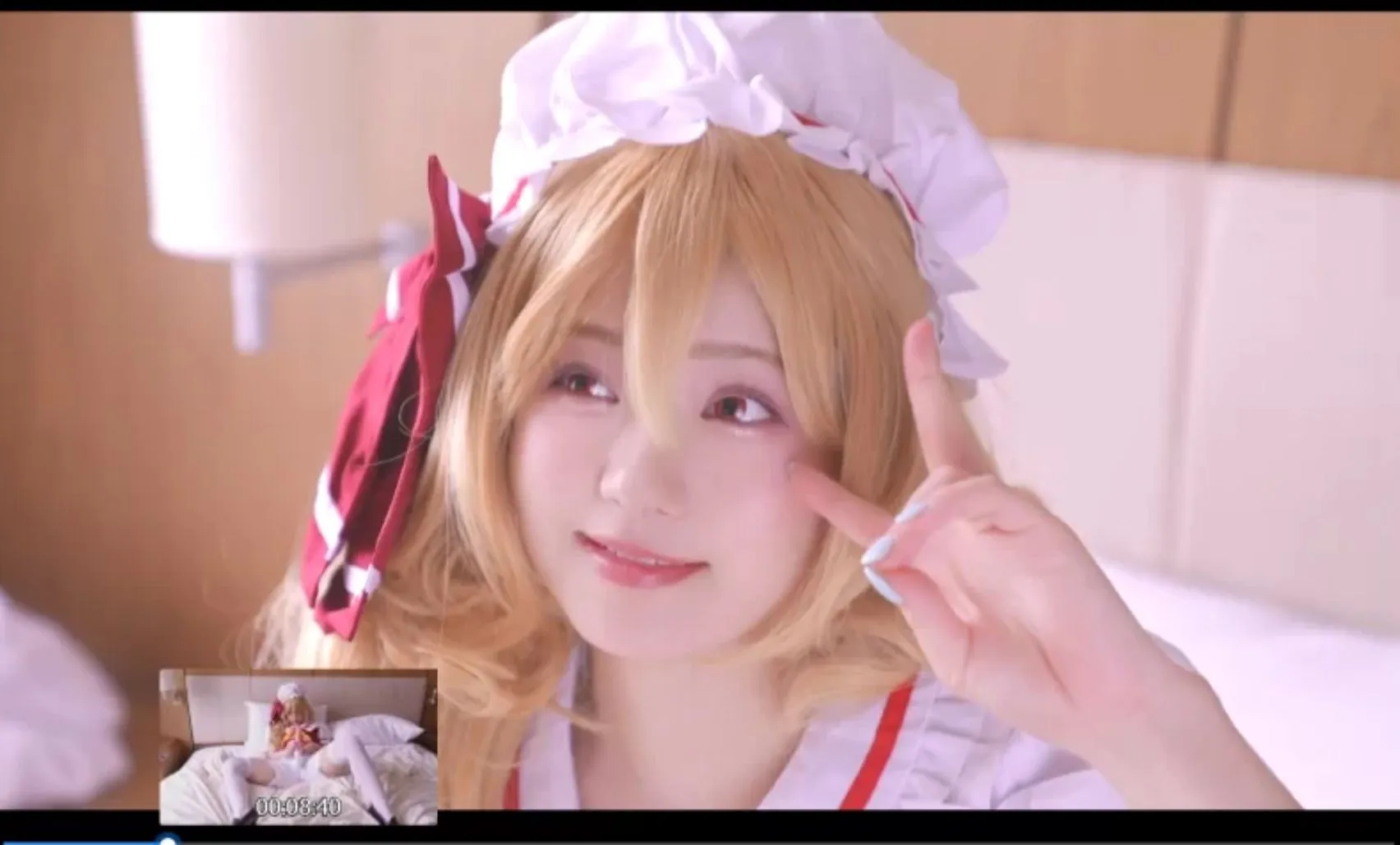 图片[1]-【COSPLAY/视频】[美颜版] COSH-147 东方project 蕾米莉亚同人 全程美颜滤镜【2.2G】-嘤嘤怪之家