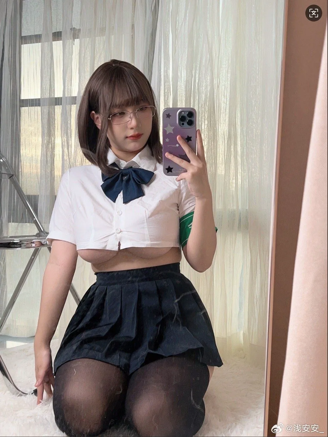 图片[2]-【COS/写真/带视频/步兵】微博30W粉福利姬浅安安：流出照片+视频+无修正原图+COS合集[1016p 4v]【19G】-嘤嘤怪之家