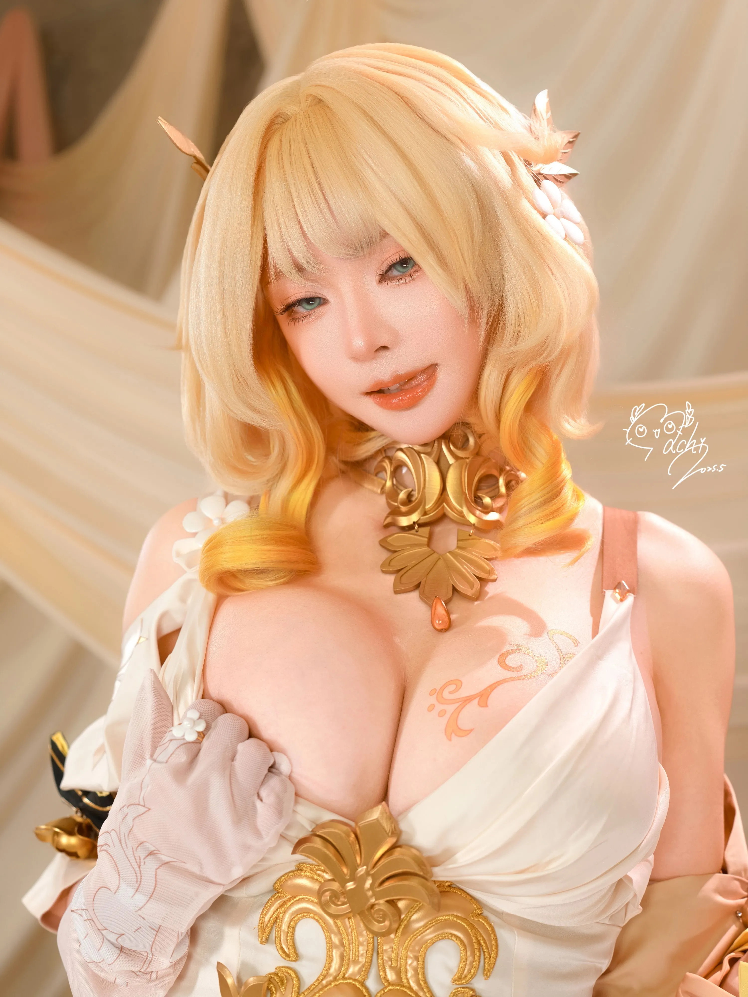 图片[2]-【COSPLAY】Machi馬吉 – 阿格莱雅（星铁）[106p]  【300M】-嘤嘤怪之家