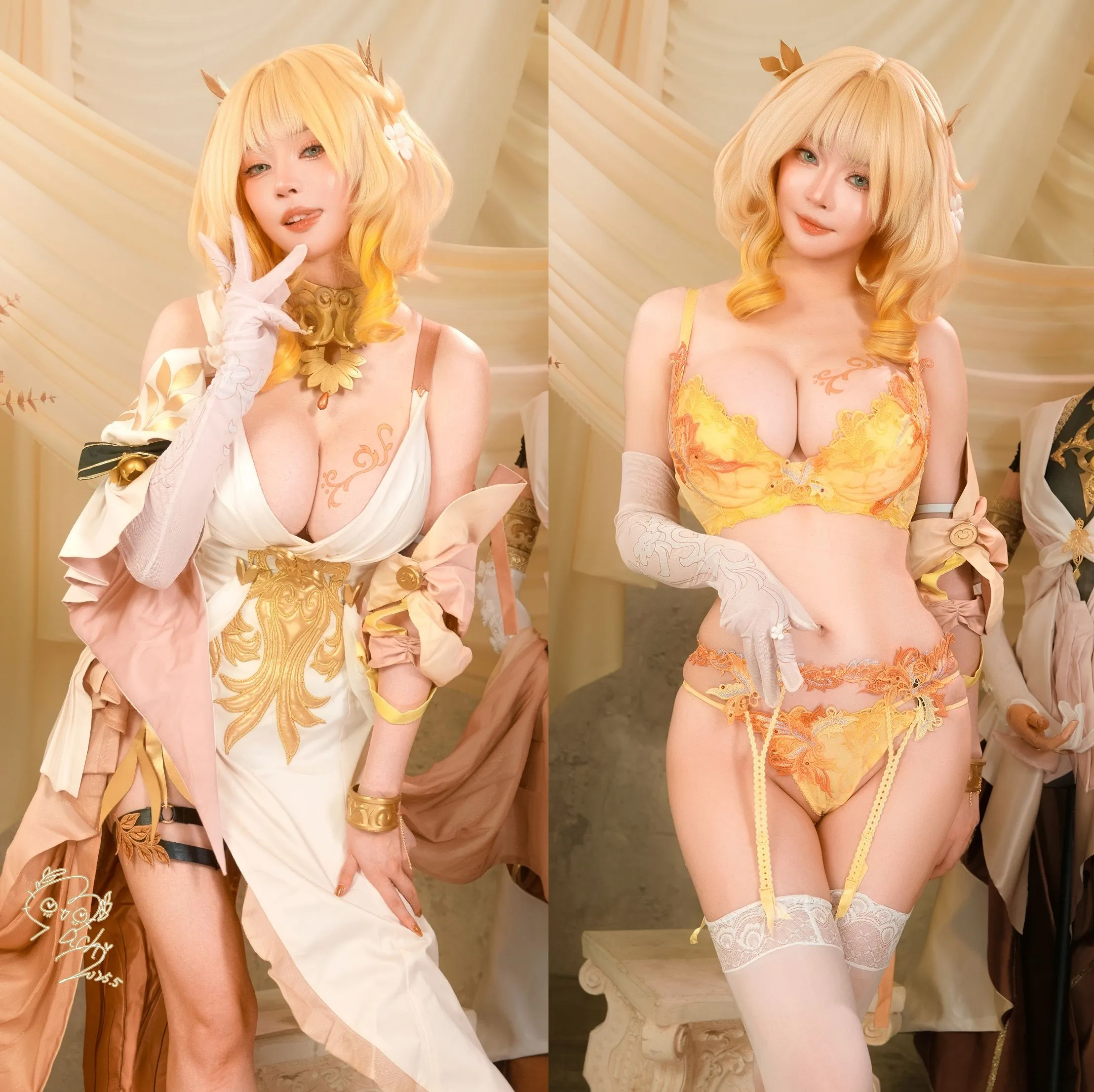 图片[4]-【COSPLAY】Machi馬吉 – 阿格莱雅（星铁）[106p]  【300M】-嘤嘤怪之家
