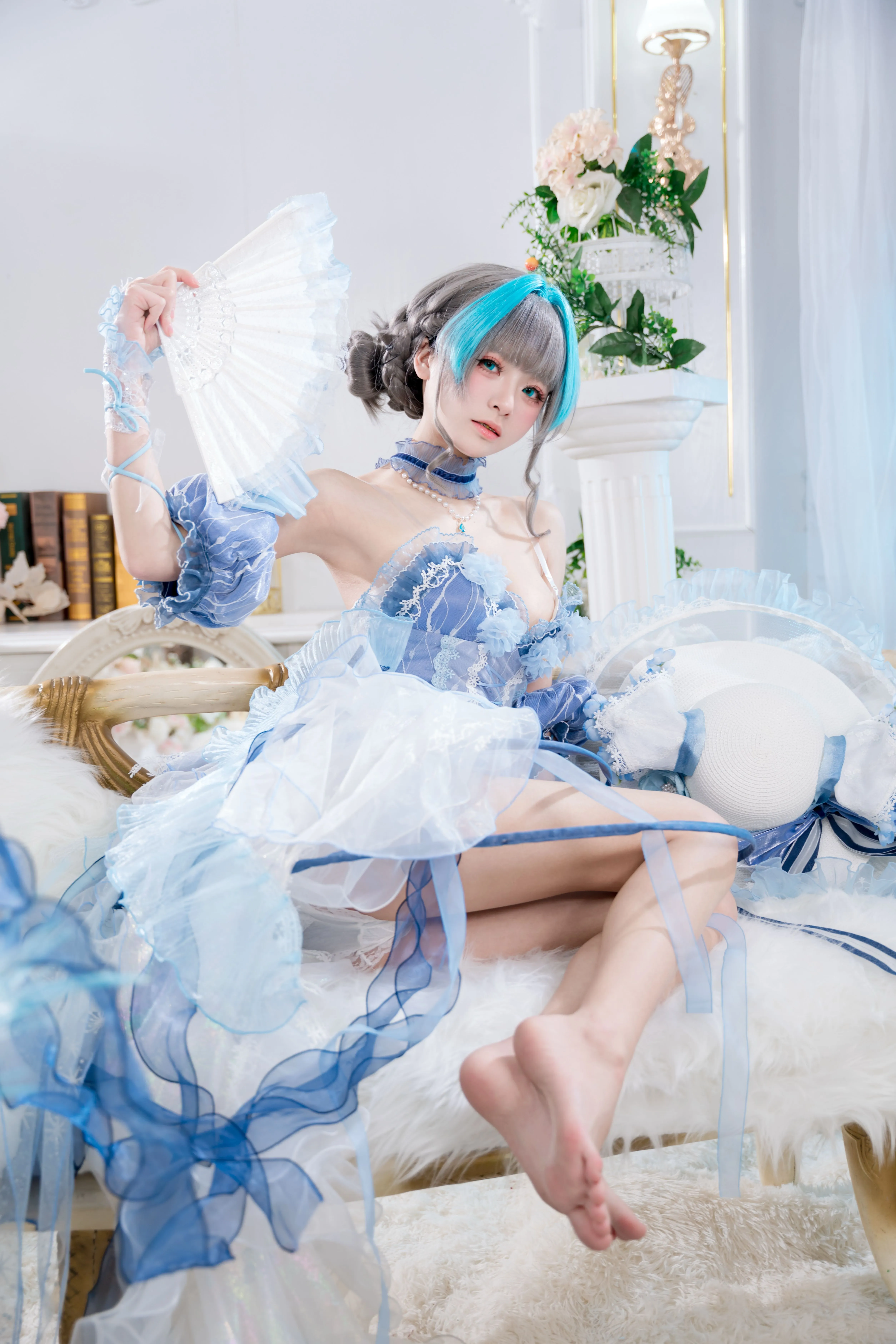 图片[2]-[COSPLAY/小合集] [九柒喵] 柴郡冰雪+菲比 [75P] [600m]-嘤嘤怪之家