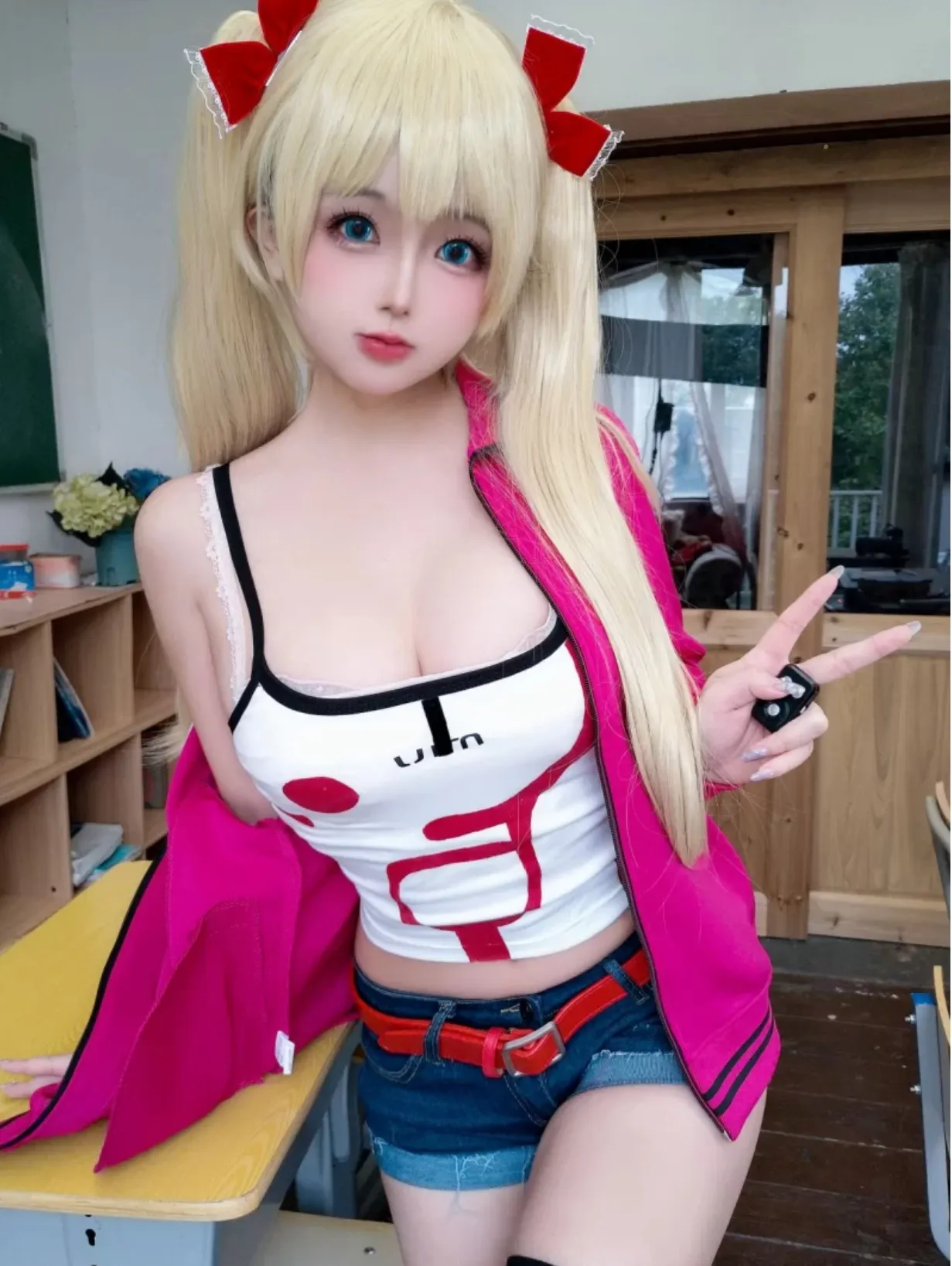 图片[2]-[COSPLAY/带视频] 日奈娇 Vol.126 秋月爱莉 [220P 10V] [2.1G]