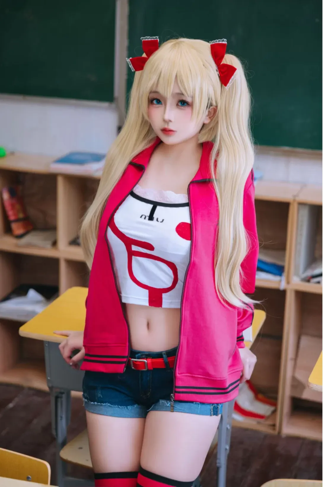 图片[5]-[COSPLAY/带视频] 日奈娇 Vol.126 秋月爱莉 [220P 10V] [2.1G]