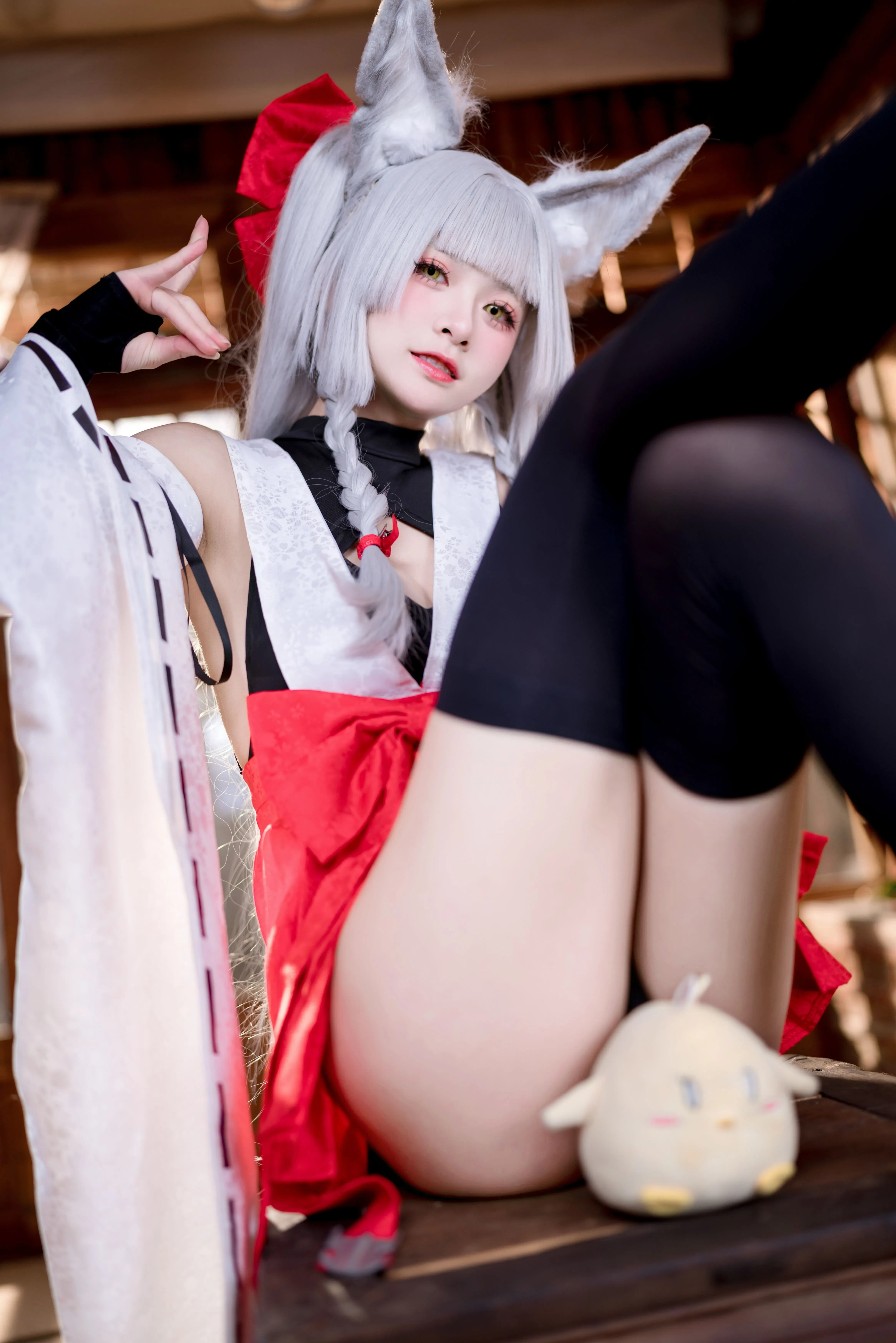 图片[1]-[COSPLAY] [九柒喵] 朝凪原皮+法戈 纯白热潮 [93P] [700M]-嘤嘤怪之家
