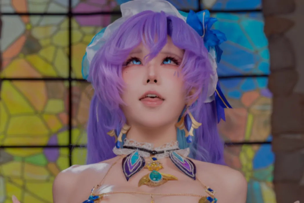 [COSPLAY/带视频/gif] [咬一口兔娘ovo]-鸣潮坎特蕾拉[8gif 107p 3v] [3.5G]-嘤嘤怪之家
