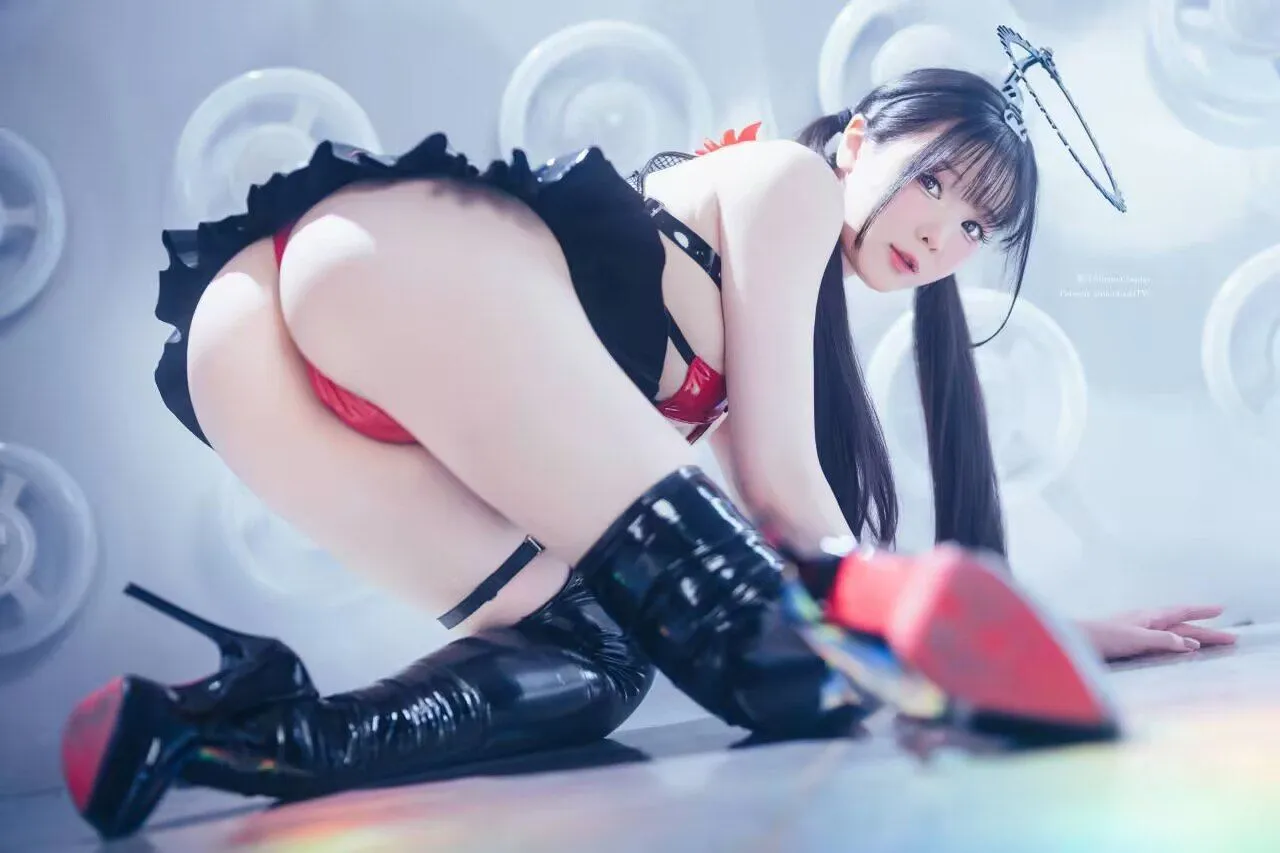 图片[3]-[COSPLAY/带视频] 霜月shimo – 2025年09月订阅 賽博黑天使 Cyber Black Angel [20P 3V] [100M]-嘤嘤怪之家
