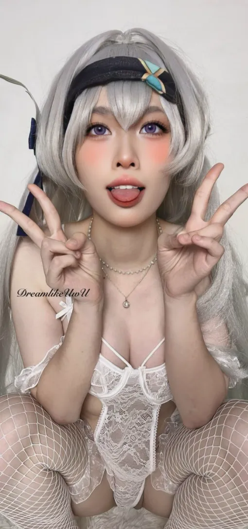 [COSPLAY/带视频/步兵] [DreamlikeUwU]-崩铁流萤[34p 6v] [800M]-嘤嘤怪之家