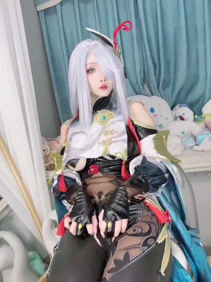 [COS/视频/步兵] 推特福利姬：Maniacccccc 原神申鹤COS视频步兵版 [6.8G]-嘤嘤怪之家