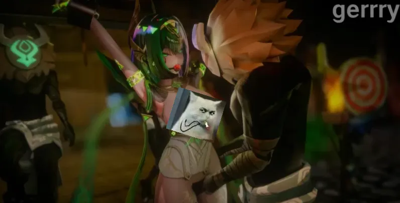 [MMD/步兵] yerrrg 11月20作品：原神 奈芙尔战败沦为丘丘人的产奶母牛 [1V] [350M/CV]-嘤嘤怪之家