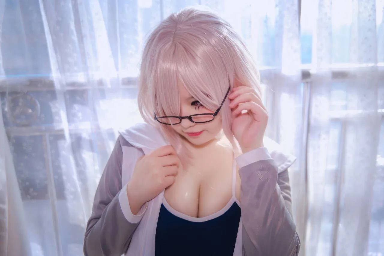 [COSPLAY] 阿半今天很开心 - 玛修同人体操服 [20P] [200M]-嘤嘤怪之家