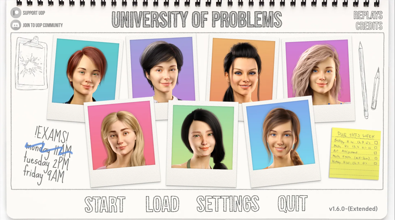 【欧美SLG/汉化/动态】问题大学 学院情缘 University of Problems ver1.6.0 汉化版【3.11G】-嘤嘤怪之家