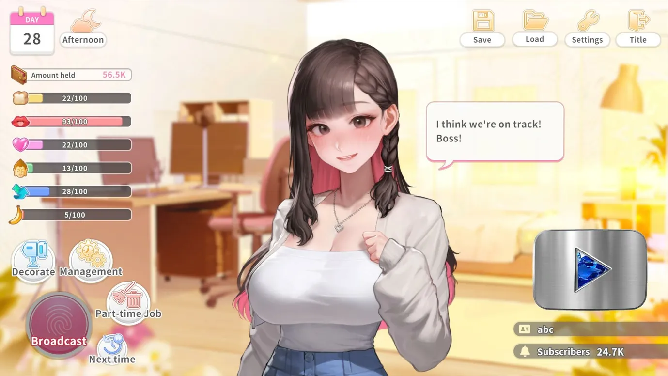 图片[2]-【日系SLG/官中/动态】直播开始！VTuber 训练 Streaming ON! VTuber Training 官方中文步兵版【698M】-嘤嘤怪之家