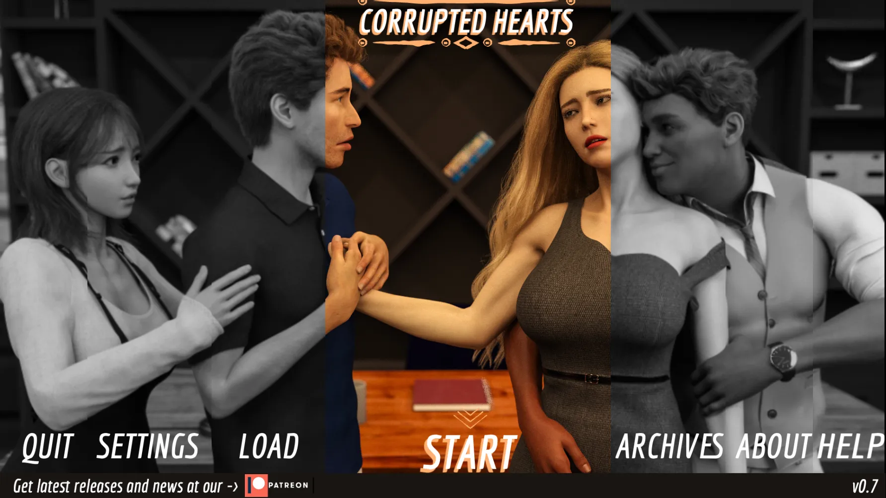 图片[1]-【欧美SLG精品/汉化/NTR/PC+安卓】腐化之心 Corrupted Hearts Ver0.7B 汉化中文版【3.78G】-嘤嘤怪之家