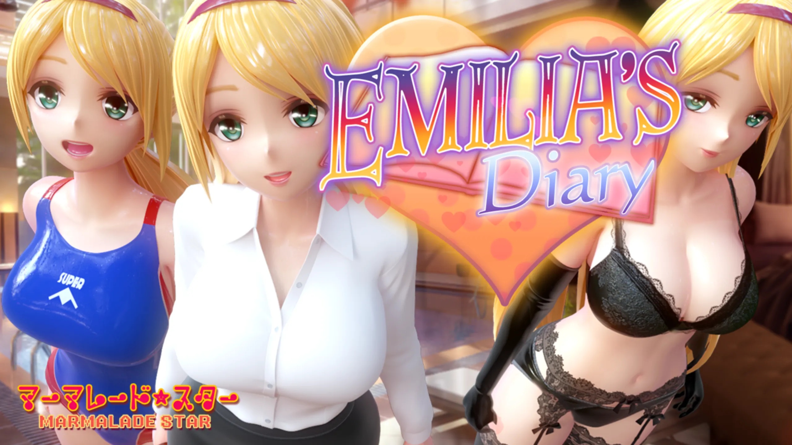 【互动SLG/官中/动态】艾米莉娅的日记：Emilia's Diary 官方中文版 兔女郎【4.90G】-嘤嘤怪之家