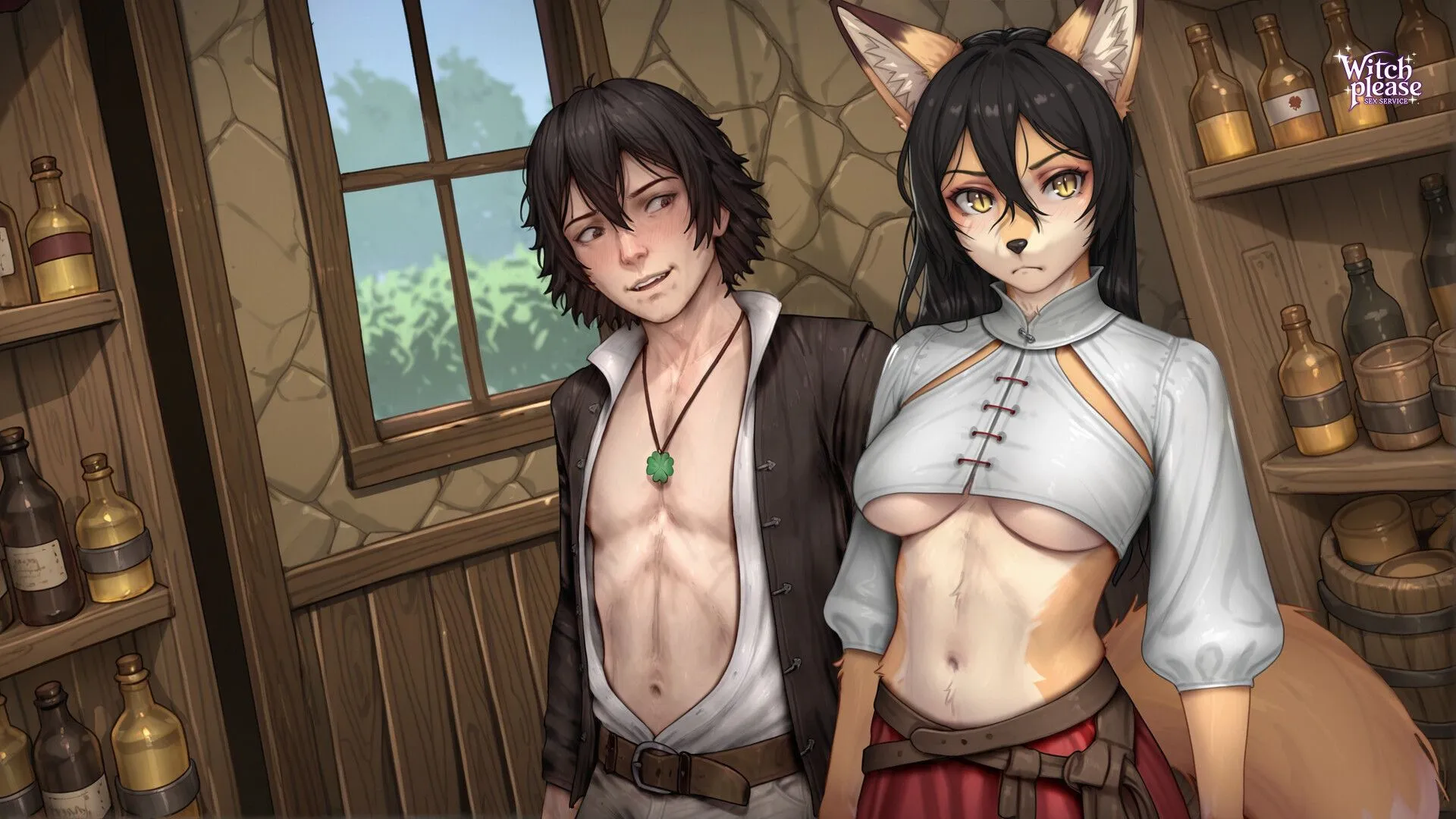 图片[2]-【互动SLG/官中/步兵/PC】魅惑女巫：情欲魔药铺 Witch Please: Sex Service 官方中文步兵版【1.44G】-嘤嘤怪之家